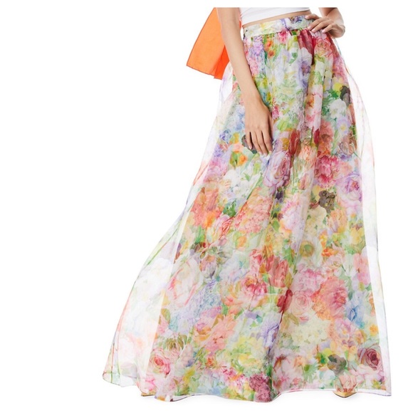 ALICE + OLIVIA Dixie Maxi Skirt - Picture 8 of 17